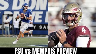 College Football Week 3 Memphis At FSU preview [upl. by Beckerman]