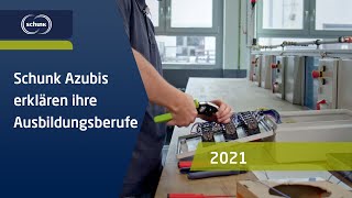 Ausbildung bei Schunk  Azubifilm  Karriere  Schunk Group [upl. by Sykleb312]