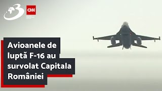 Avioanele de luptă F16 au survolat Capitala României [upl. by Adianez819]