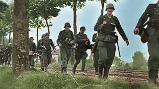 WW2 HQ Rare never seen before footage shows fierce fighting between Wehrmacht and Allied forces [upl. by Saqaw]