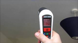 BlackampDecker Thermal Leak Detector demo [upl. by Kahaleel]