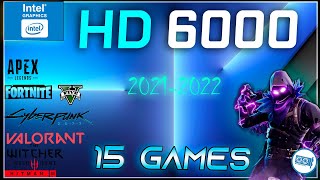 🔵INTEL HD Graphics 6000 in 15 Games I7 5650u i7 5550u i5 5350u 5250u IGPU Test  20212022 [upl. by Eiramlirpa834]