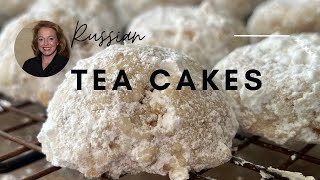 Russian Tea Cakes Recipe  Perfectly Sweet Buttery Cookies [upl. by Ispep]