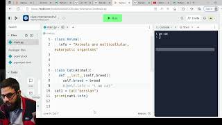 Class Inheritance and super function in python Intro to OOP Python intermediate part 5 [upl. by Zetneuq]