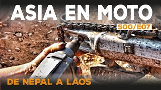 Nos PASA de TODO en ASIA  De NEPAL a LAOS  El MUNDO en MOTO con CHARLY SINEWAN S00 E07 [upl. by Aikkan]