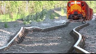 Extreme Train Railway Tracks Replacement Modern Technology  Amazing Rail Building Machines 2021 [upl. by Bohner500]