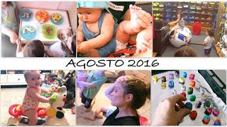 VLOG MES 6 MELLIZAS parte 3 Regalos para África  Cortar uñas de bebé  Intoxicada [upl. by Bensky782]