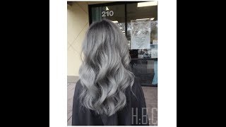 Redken grey tone with shadow root [upl. by Stacy]