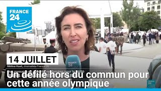 14 juillet  un défilé hors du commun pour marquer lannée olympique à Paris • FRANCE 24 [upl. by Atat]