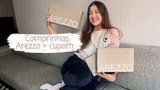 COMPREI R1000 de Arezzo 😍✨ AS SANDÁLIAS MAIS LINDAS DA COLEÇÃO NOVA AREZZO ✨ CUPOM AREZZO [upl. by Jareen672]