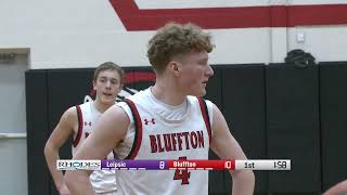 Leipsic vs Bluffton Boys Basketball 1192024 [upl. by Hapte]