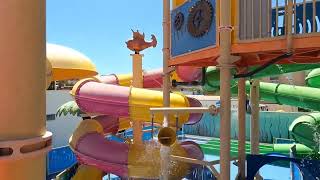 Sol Katmandu Hotel Water Park ✨ The Water Slides part 1 ☀️ Majorca Spain 🇪🇸 [upl. by Cinelli]