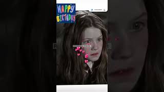 Happy birthday Ginny 🎉hpedit ginnyHarryPotter [upl. by Ynar]