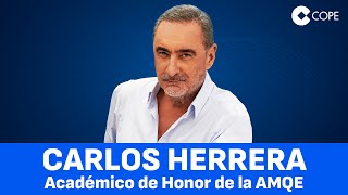 Carlos Herrera nombrado Académico de Honor de la Academia Médico Quirúrgica Española [upl. by Ethban543]