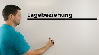 Lagebeziehung Vektorgeometrie Möglichkeiten Übersicht Rechnen mit Vektoren [upl. by Templer]