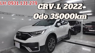 Honda Crv 2022 Bản L đi ít 35000km xeluot crv [upl. by Enneirb780]