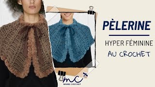 Comment faire une pèlerine cacheépaules quotAgnèsquot toutes tailles au crochet tuto facile [upl. by Alyhc461]