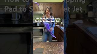 How To Apply Mopping Pad to Swiffer Wet Jet [upl. by Airamesor650]