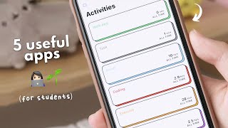 5 useful apps for students ☕️🍎 [upl. by Assenyl]