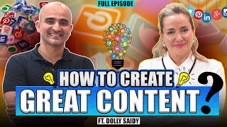 Tips to Create Great Content ft Dolly Saidy  DigiTales [upl. by Barthol58]