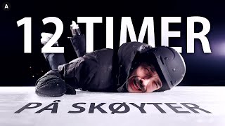 Står på skøyter i 12 TIMER ⛸️ [upl. by Hplodur]