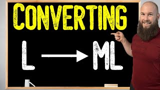 How To Convert Liters To Milliliters  L to ml [upl. by Tillio]