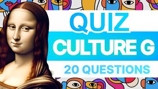 QUIZ Culture Générale 2024  20 Questions Facile à DIFFICILE 🌱🪭 [upl. by Anonyw908]