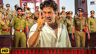 जिस मजदूर पर इन पुलिसवालो ने गोलियां दागी है वो बेकसूर था जज साहब बेकसूर  Sunny Deol Dialogues [upl. by Annaitsirk]