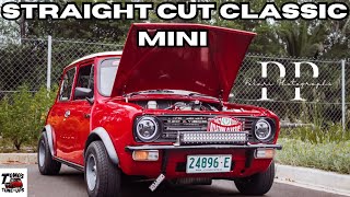 Driving a straight cut Classic Mini for the first time  WOW [upl. by Llenahs877]