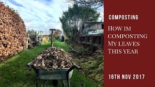 How I Compost Leaves v2 [upl. by Leirbma]