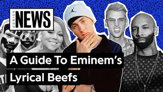 A Timeline Of Eminem’s Lyrical Beefs  Genius News [upl. by Rufena836]