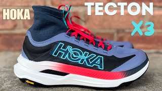 Hoka Tecton X3 Review  Is it the Best Trail Shoe [upl. by Drye]