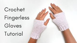 crochet star wrist warmers  easy tutorial ✰ [upl. by Foy983]