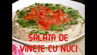 SalataDeVineteSalataVineteStelaStratulatMancareRapida Salata de vinete cu nuci [upl. by Haldis]