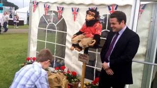 Chalkie the Chimp at the Lincolnshire Show 2016 [upl. by Adnahsal]