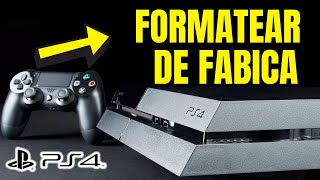 👉CÓMO RESTABLECER PS4 de FABRICA  Inicializar PS4 Completo  Modo Seguro [upl. by Anek319]