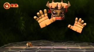 Donkey Kong Country Returns Final Boss  Tiki Tong no damage  Ending [upl. by Nikolaos]