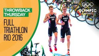 FULL Mens Triathlon  Rio 2016 Replay  Throwback Thursday [upl. by Reckford685]