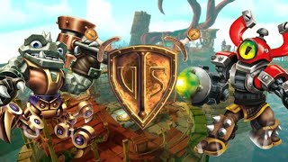 Rubble Rise Vs Magna Bomb PVP Arena Battle Skylanders Swap Force Local [upl. by Melisandra]