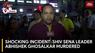 Shiv Sena Leader Abhishek Ghosalkar Shot Dead Perpetrator Commits Suicide [upl. by Hitt631]