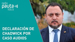 Fiscal Mario Carrera se refiere a citación a declarar de Andrés Chadwick [upl. by Dorin449]