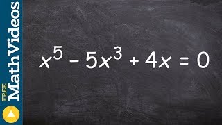 How to find the roots of a polynomials by factoring [upl. by Tisman47]