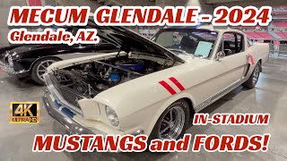 Mecum Glendale 2024 MUSTANGS and FORDS [upl. by Anyar296]