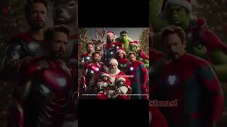 Santa meets The Avengers aiart christmas2023 [upl. by Joseph]