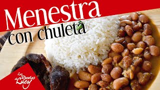 Menestra con Chuleta [upl. by Sherborn]