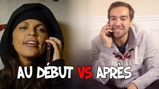 En couple  début de relation VS après  Avec Nawell Madani et Nino Arial [upl. by Asli797]