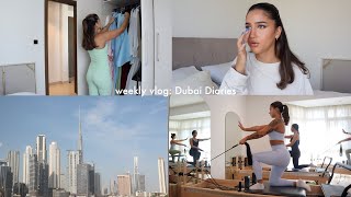 weekly vlog living in Dubai ♡ productive days handbag shopping self care amp pilates [upl. by Yeldoow389]