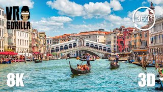 Venice The Floating City A Guided VR Tour  8K 360 3D Video short [upl. by Alger878]