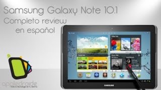 Samsung Galaxy Note 101 completo análisis en español [upl. by Ahseryt]