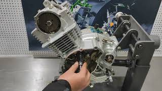 Repair  Yamaha XTZ125 Engine Rebuild [upl. by Selinski]